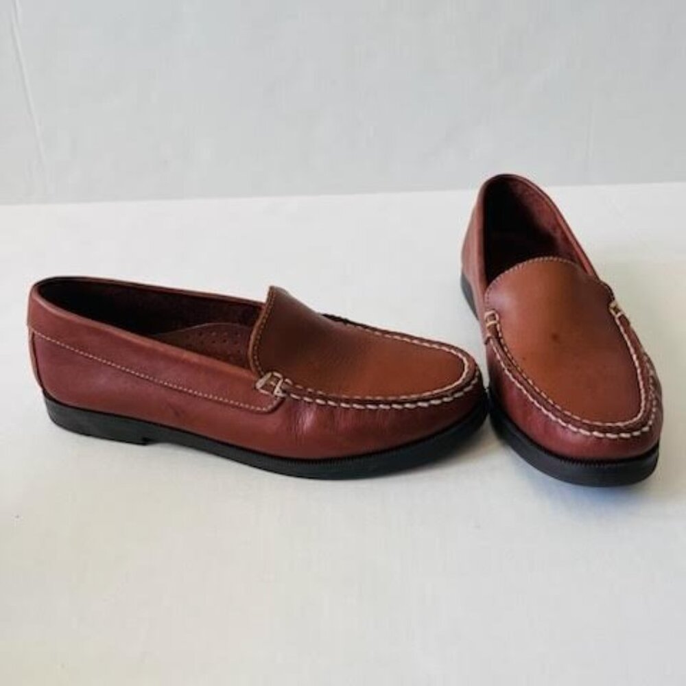 Decoy's by Auditions Leather Loafers in Women's Size 9 in Brown Made in Brazil